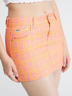 RAGGED JEANS Women's Doll Denim Mini Skirt Size 26